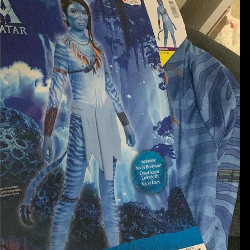“AVATAR /NEYTIRI “women Halloween costume size 12 to 14 large adult costum